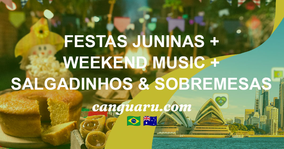 Newsletter #15: Festas Juninas + Weekend Music + Salgadinhos & Sobremesas