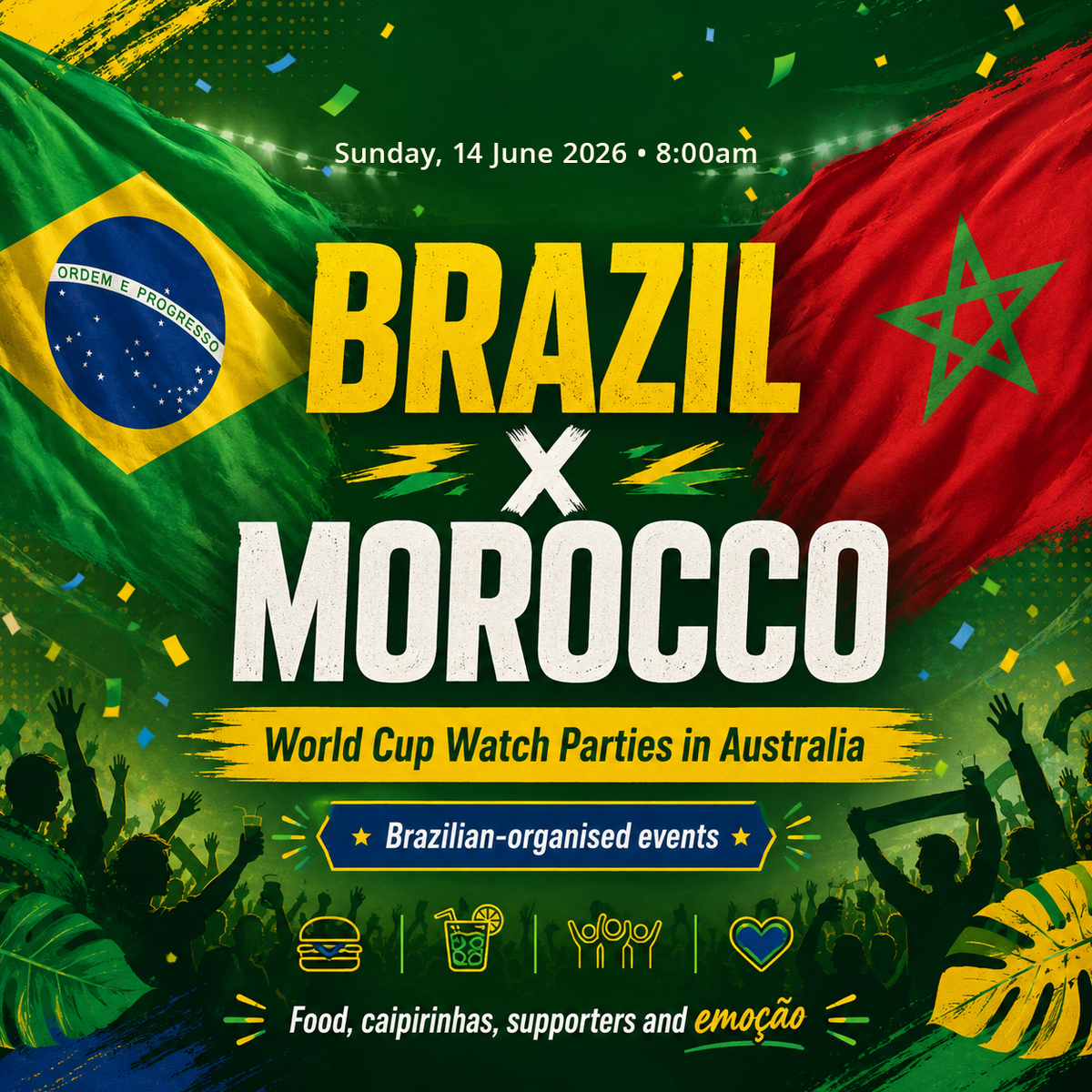 Brazil x Morocco World Cup 2026 Watch Parties