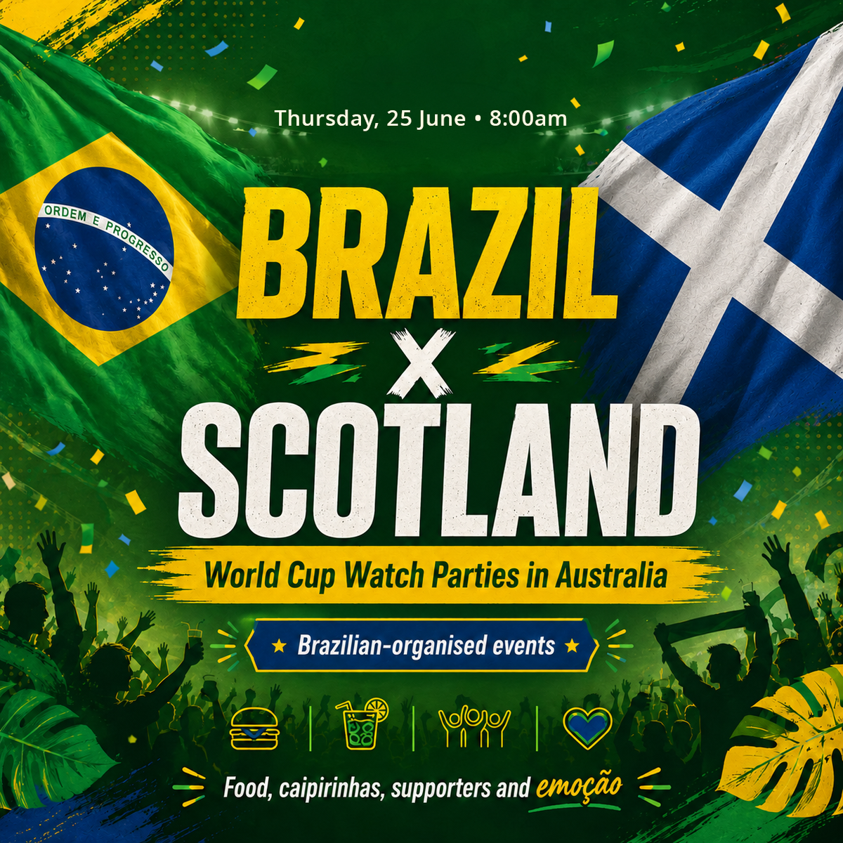 Brazil x Scotland World Cup 2026 Watch Parties