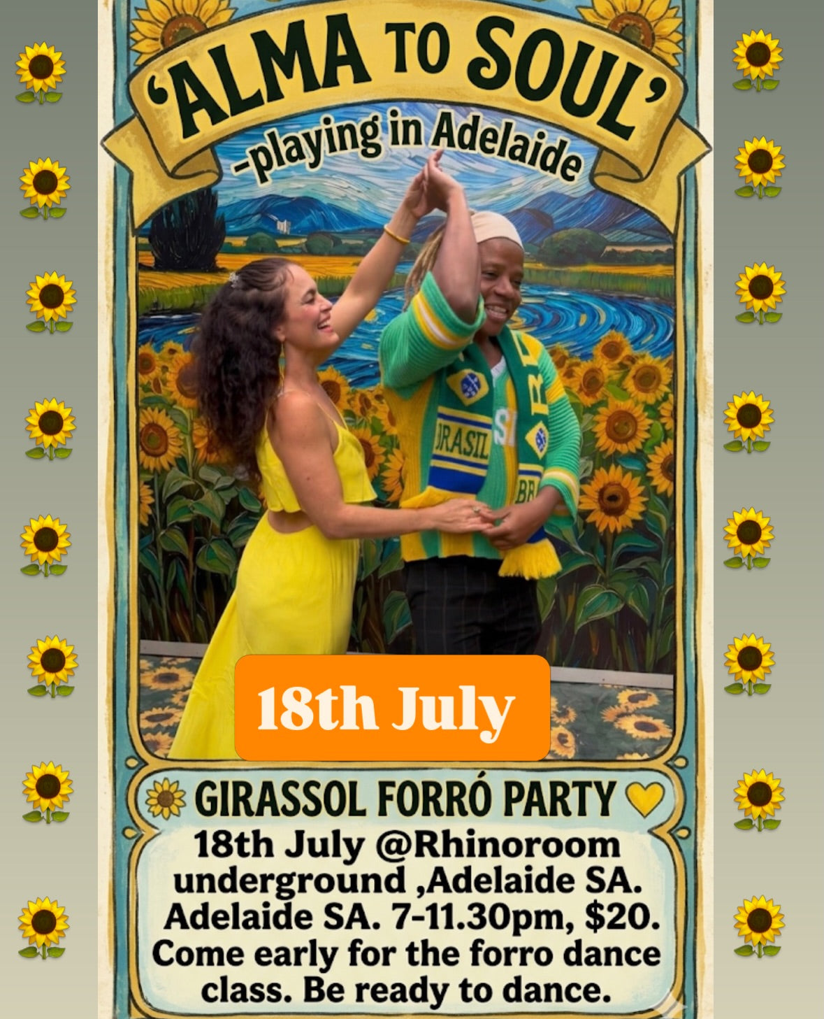 Girassol Forró Party • Adelaide