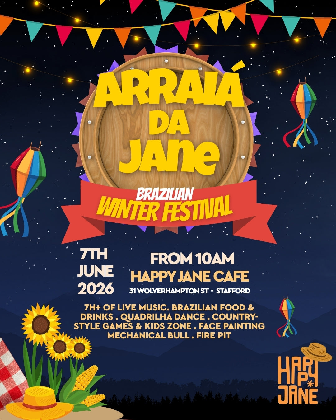 Arraia da Jane - Brazilian Winter Festival 2026