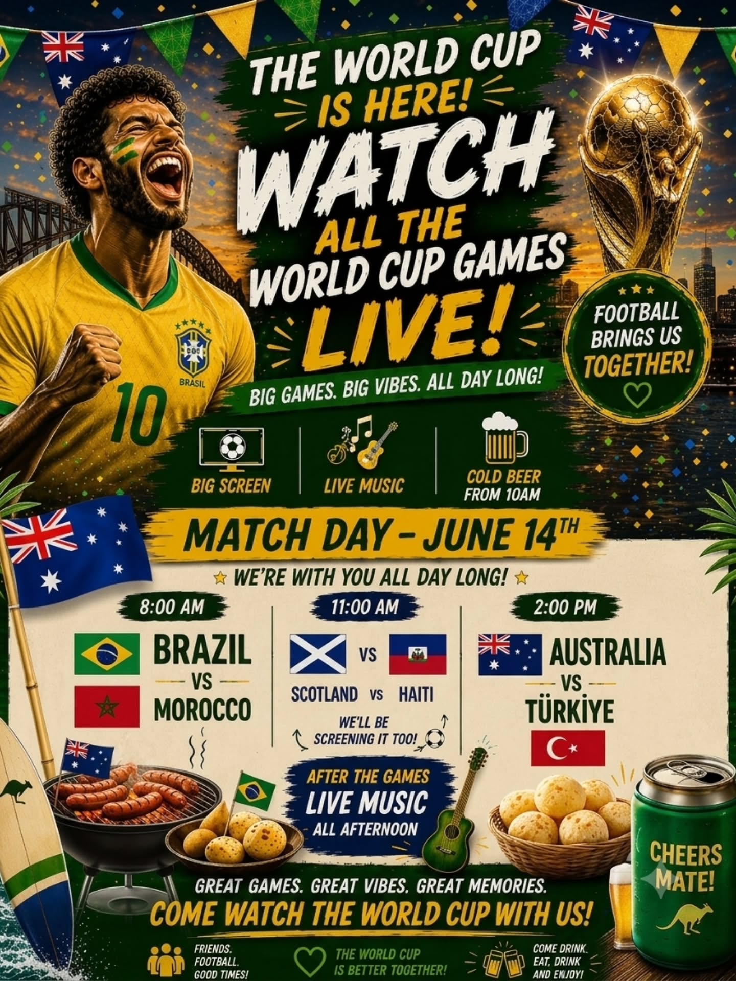Brazil x Morocco | Happy Jane