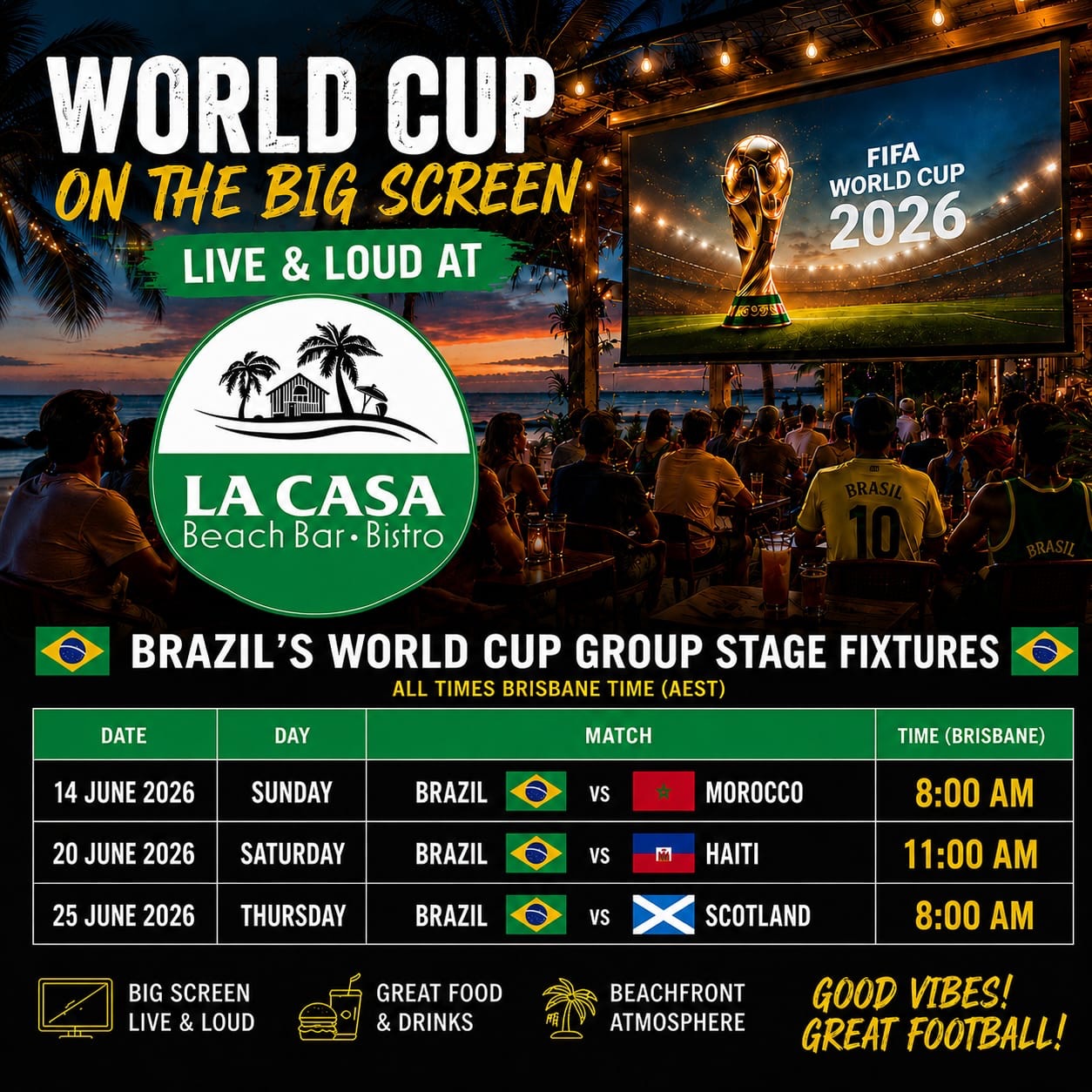 Brazil x Morocco | La Casa