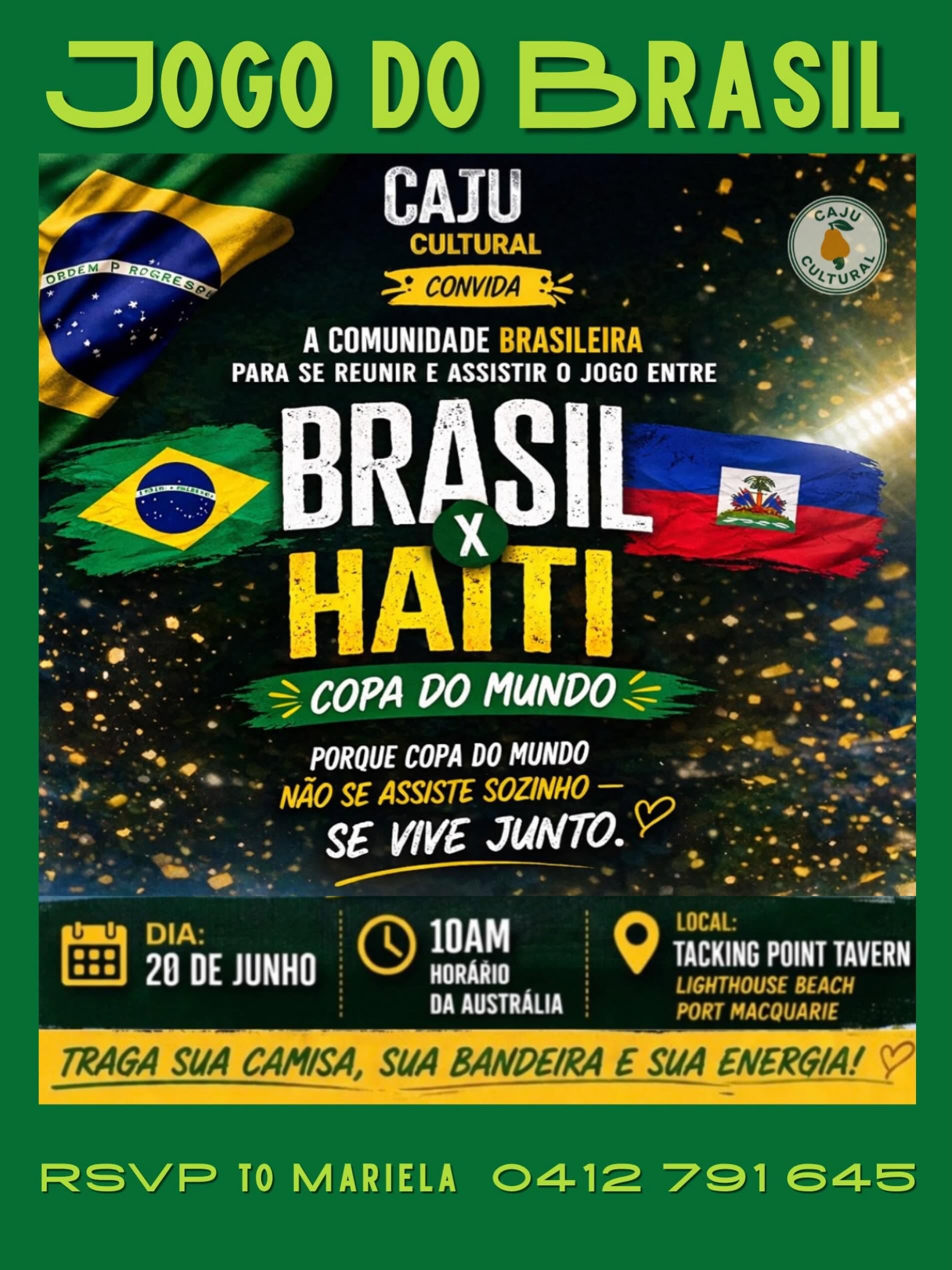 Brazil x Haiti | Caju Cultural