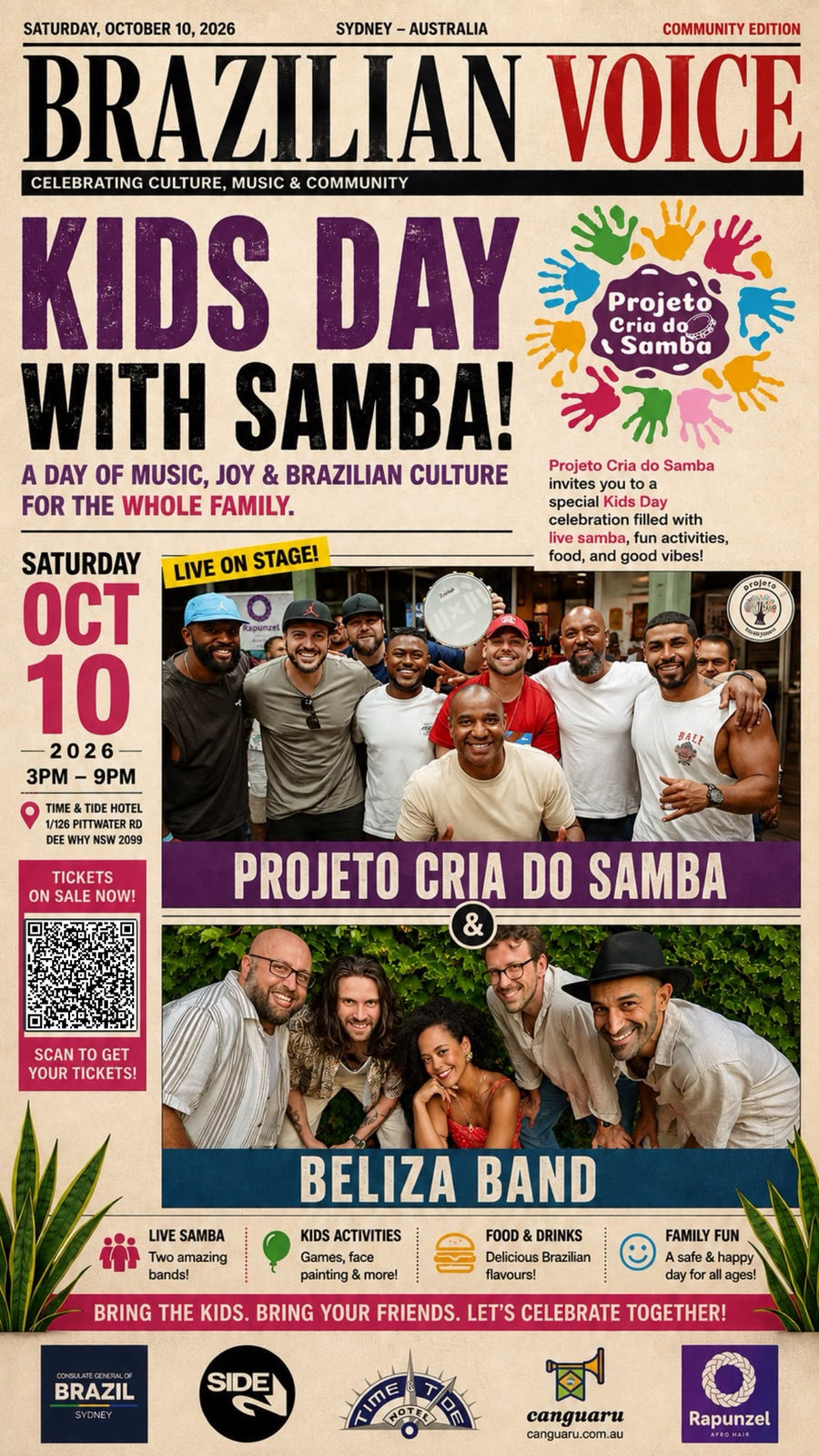 Kids Day with Cria do Samba & Beliza Band