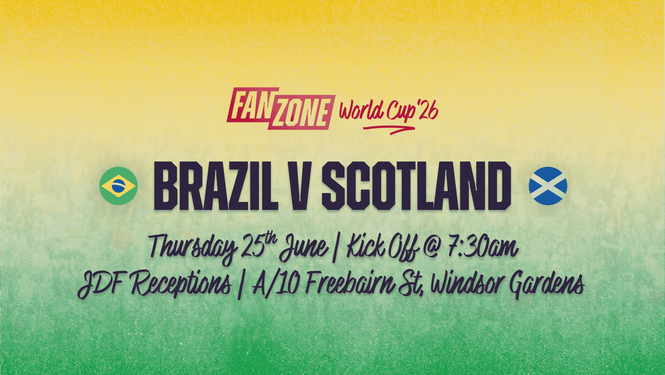 Brazil x Scotland | JDF Receptions