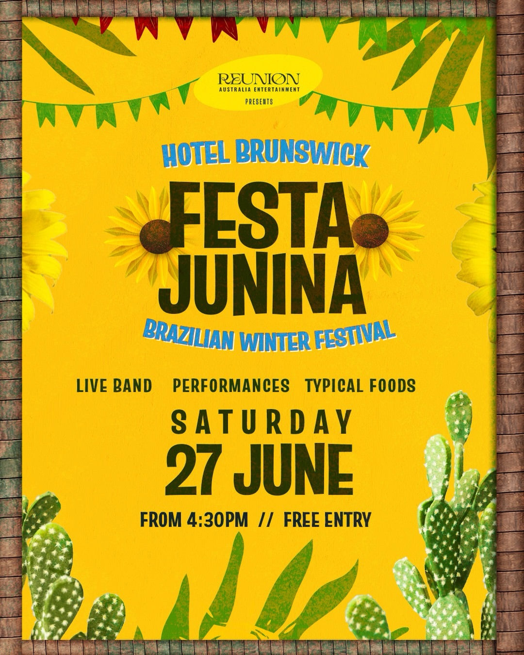 Festa Junina – Hotel Brunswick
