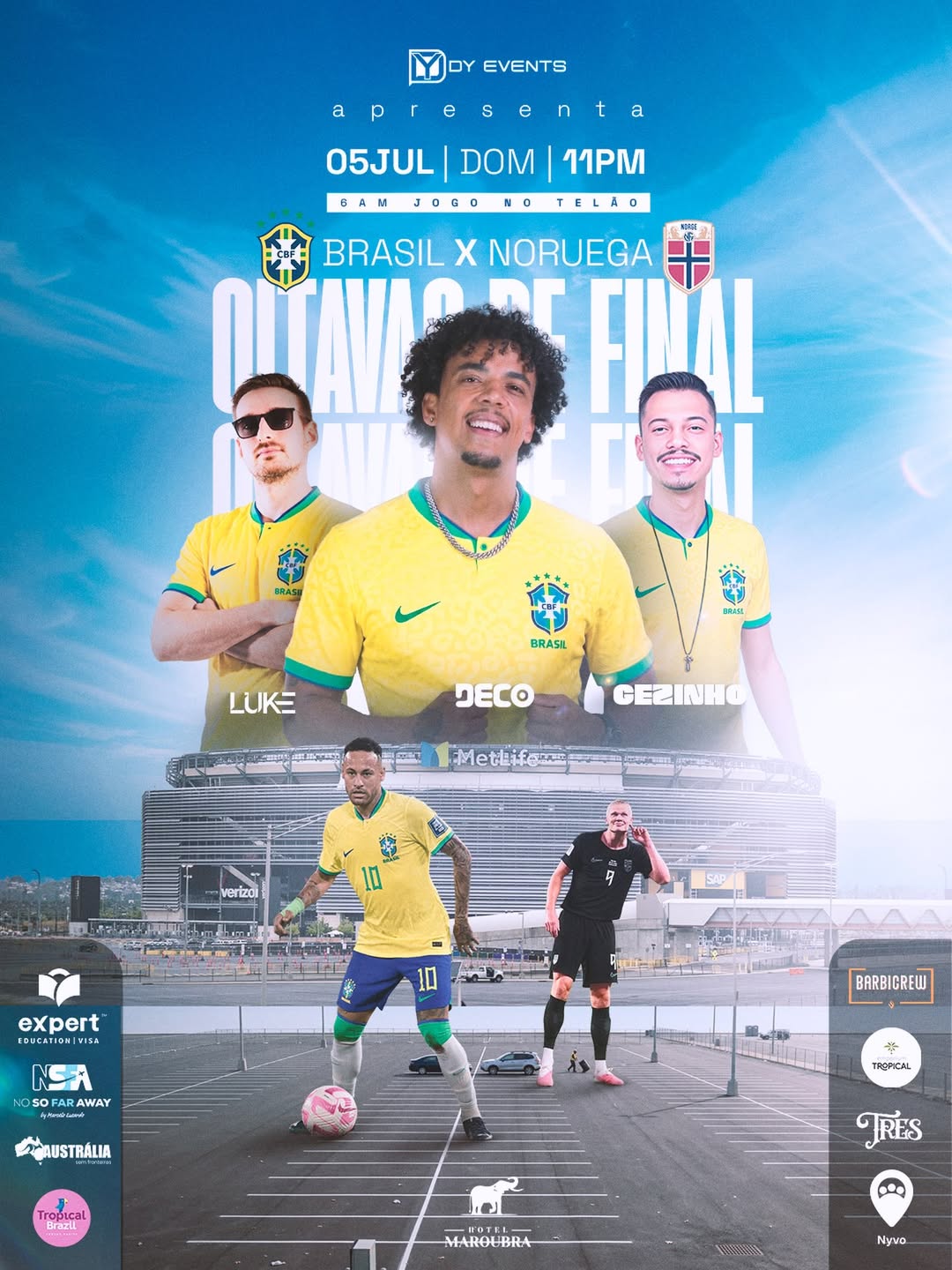 Maroubra é Brasil | Brazil x Norway