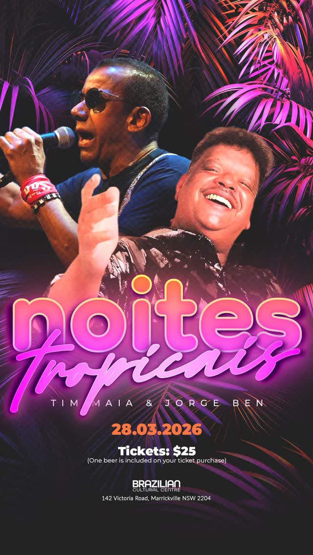 Noites Tropicais – Tim Maia & Jorge Ben Tribute Night