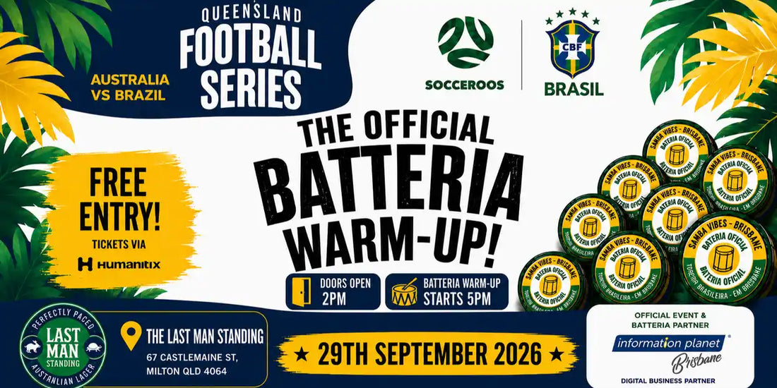 The Official Batteria Warm-Up (Esquenta) - BRA x AUS